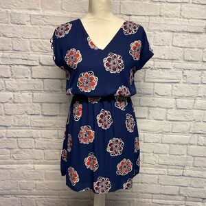 Express Cold Shoulder Floral Dress Sz S